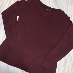 maroon american eagle sweater